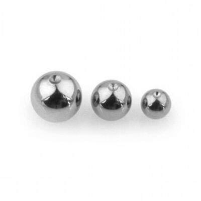 Double dimpled balls for ball closure ring